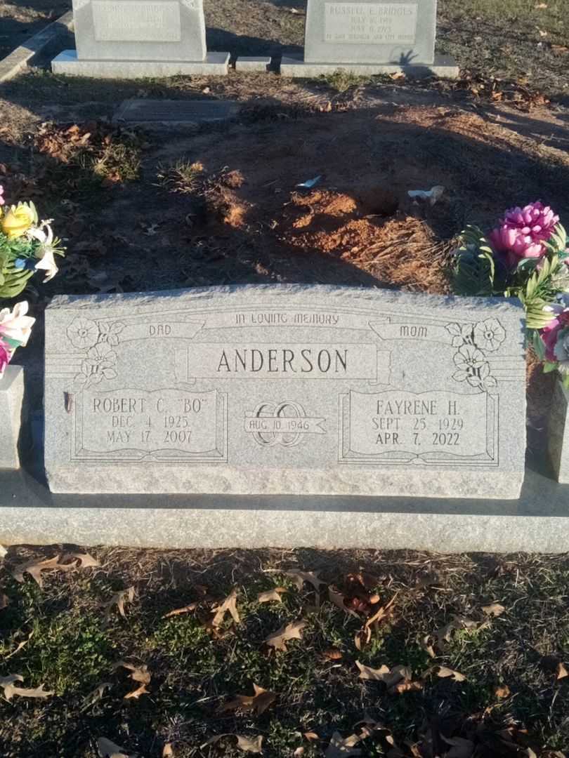 Fayrene H. Anderson's grave. Photo 1