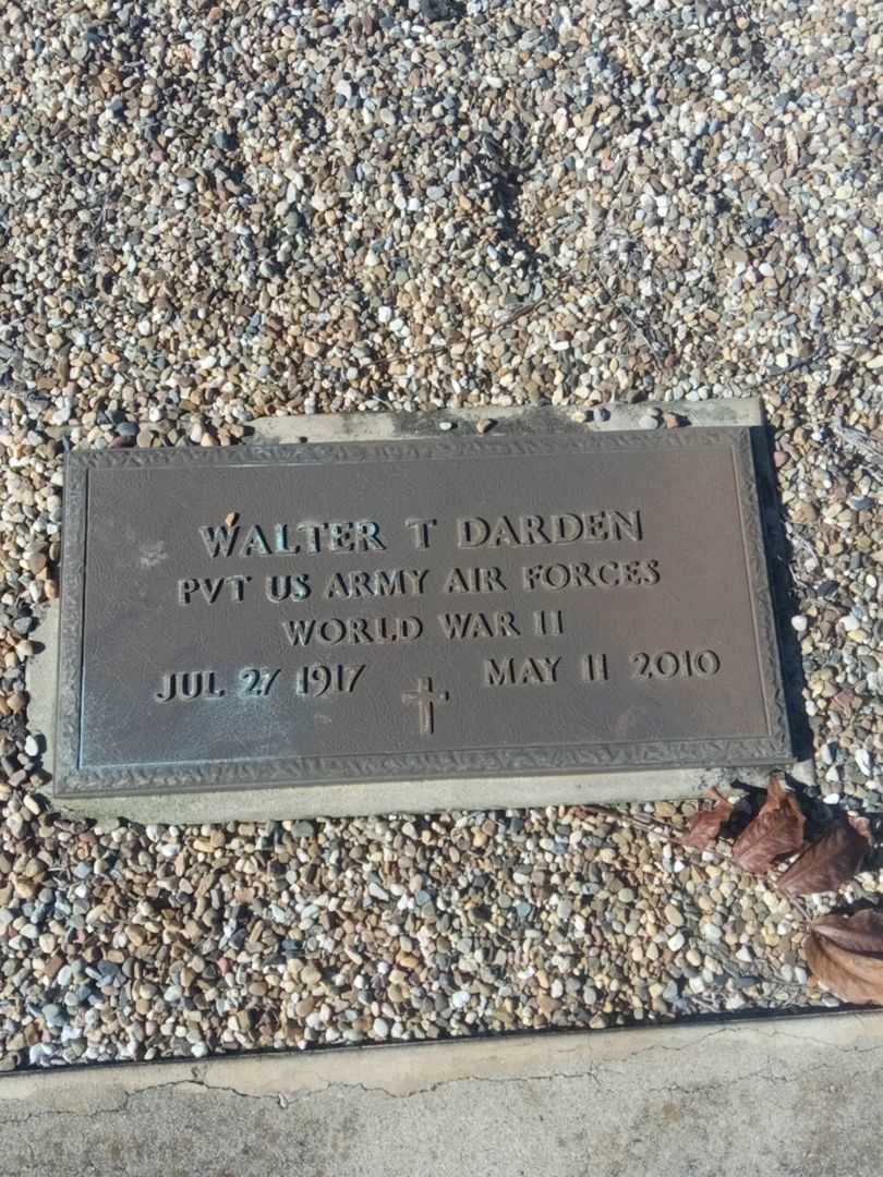 Walter Terrel Darden's grave. Photo 4
