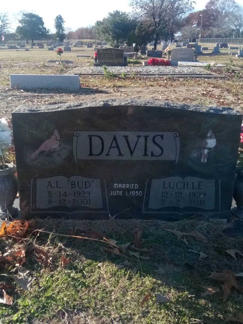 A. L. "Bud" Davis's grave. Photo 1