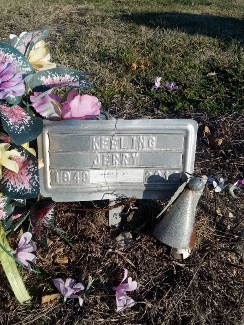 Jerry Keeling's grave. Photo 1