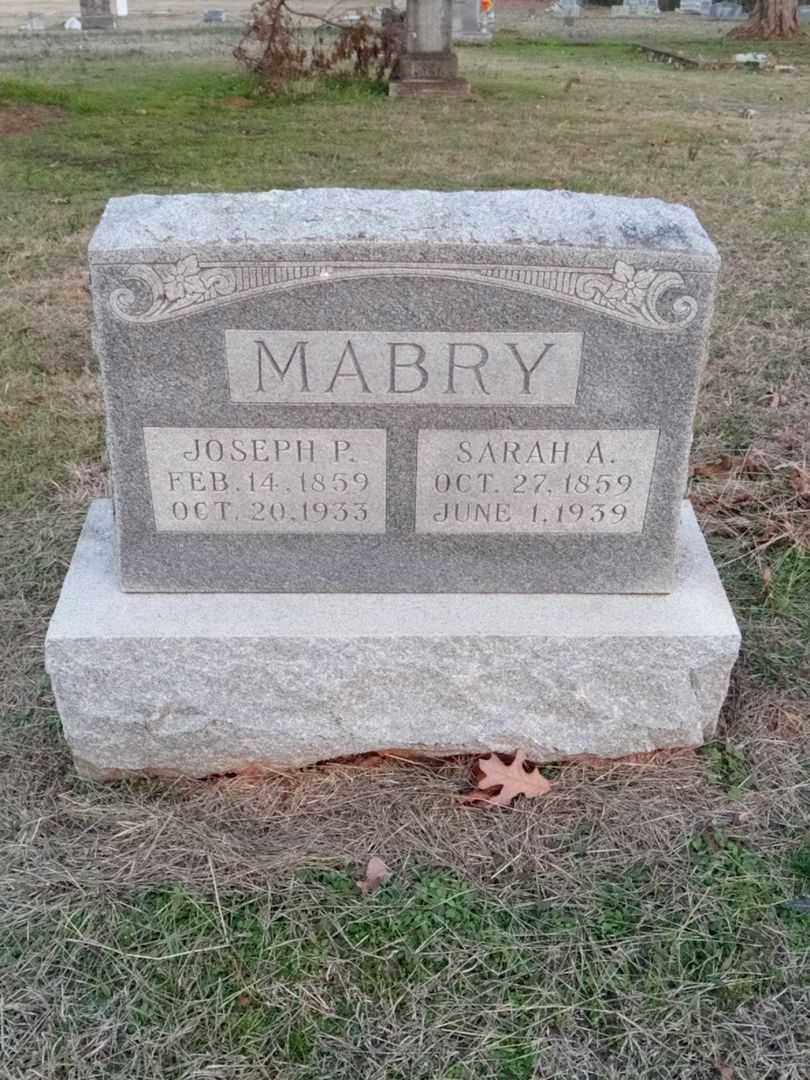 Joseph P. Mabry's grave. Photo 1