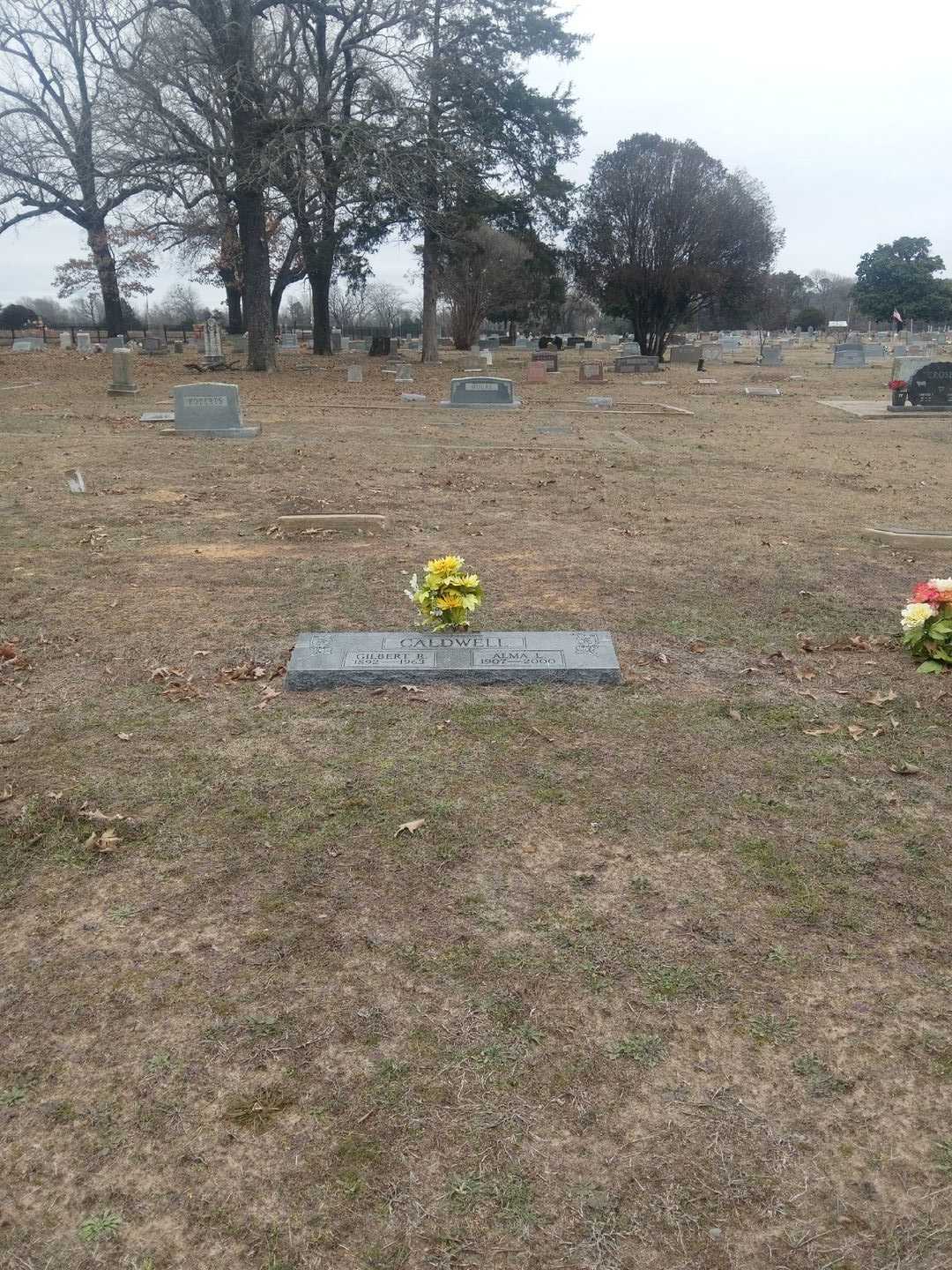 Gilbert Roy "Gabe" Caldwell's grave. Photo 2
