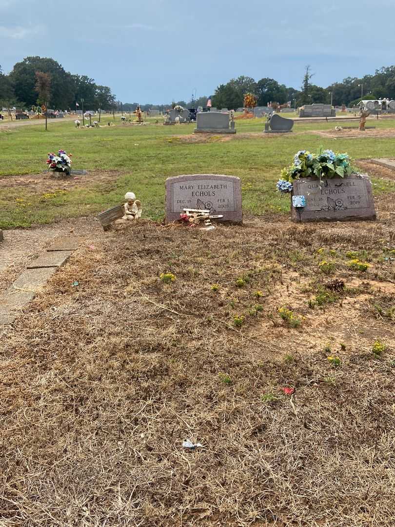 Mary Elizabeth Echols's grave. Photo 2