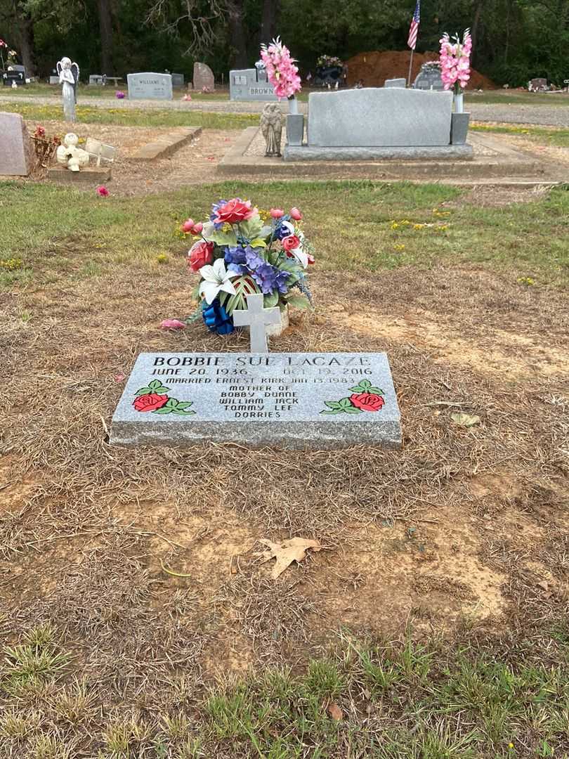 Bobbie Sue LaCaze's grave. Photo 2
