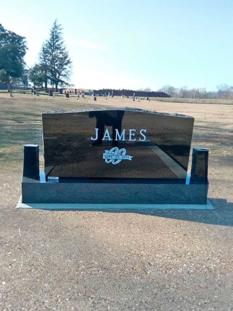 Lewis Eugene James's grave. Photo 4