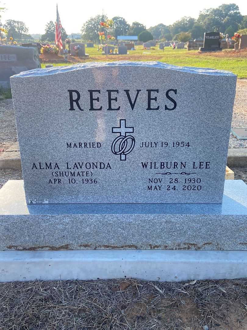 Wilburn Lee Reeves's grave. Photo 3