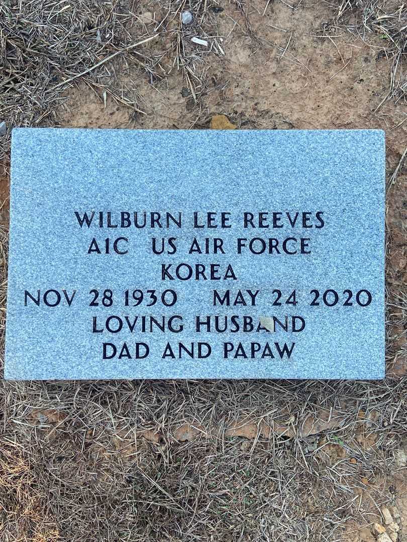 Wilburn Lee Reeves's grave. Photo 4