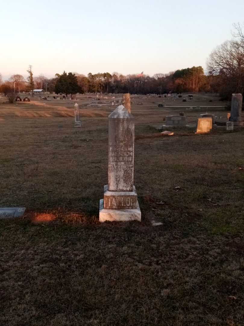 N. B. Taylor's grave. Photo 2