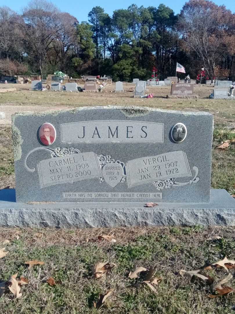 Vergil James's grave. Photo 1