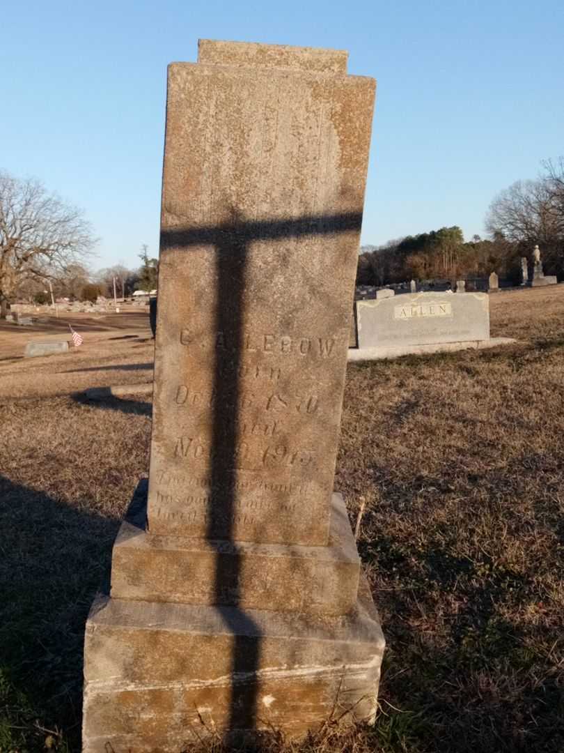 G. A. Lebow's grave. Photo 1