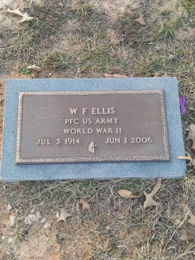 Willie F. Ellis's grave. Photo 4