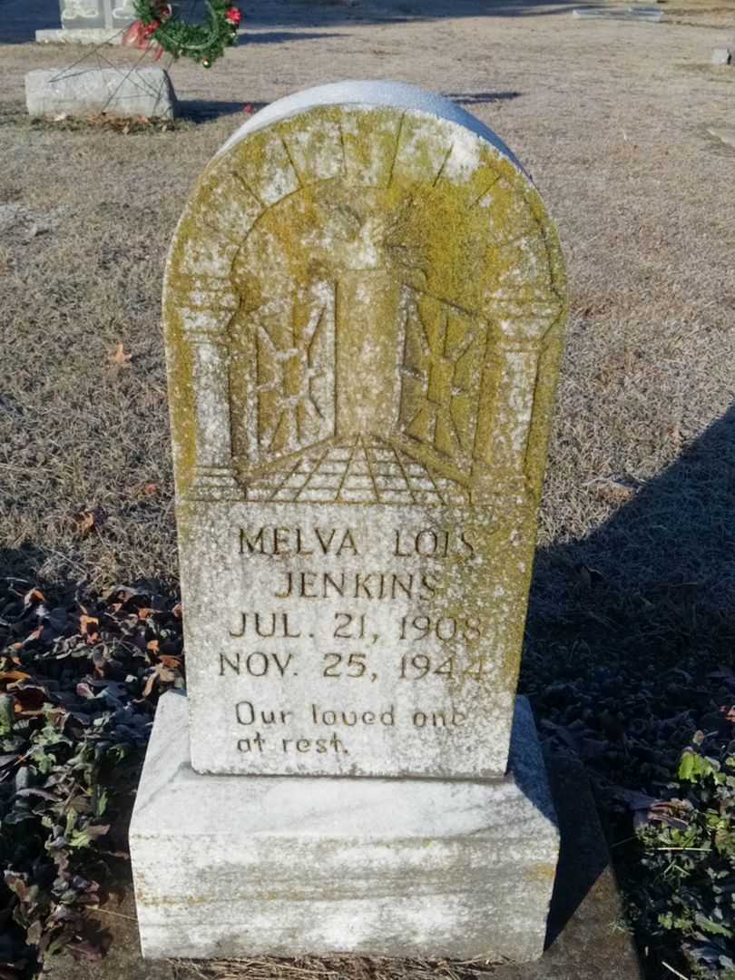 Melva Lois Jenkins's grave. Photo 1