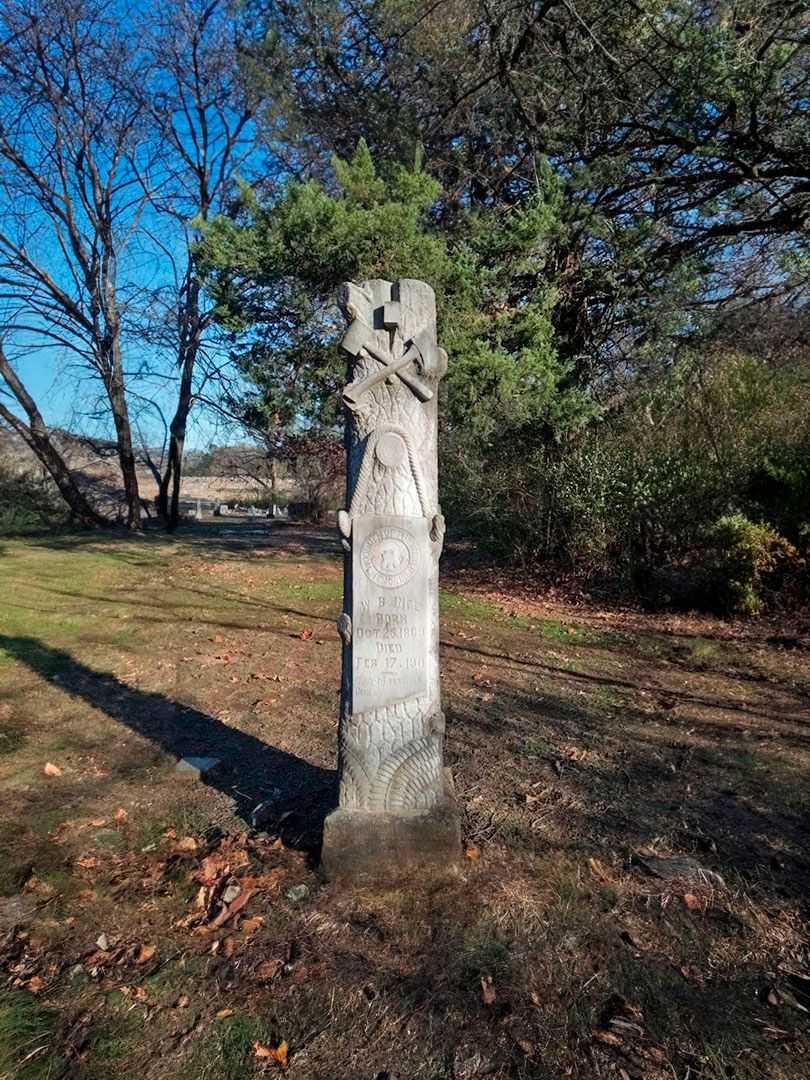 W. B. Inge's grave. Photo 2