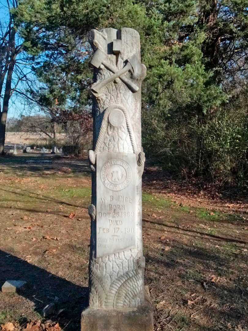 W. B. Inge's grave. Photo 1
