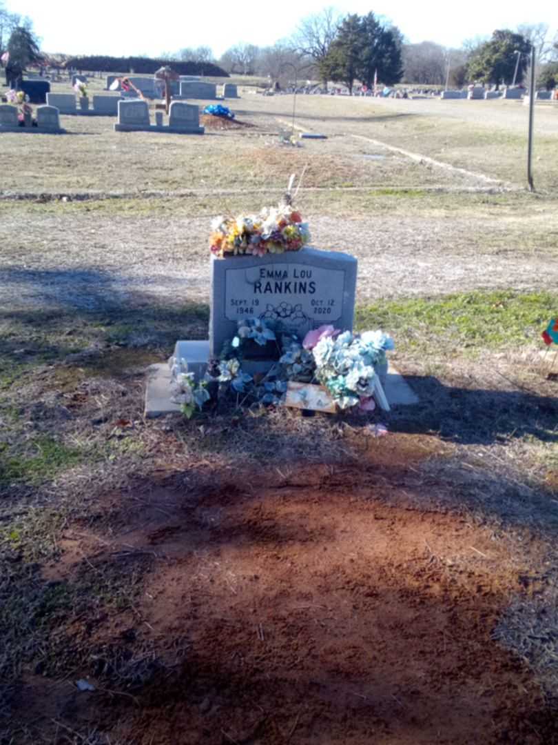 Emma Lou Rankins's grave. Photo 2