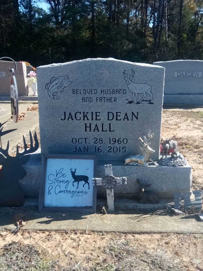Jackie Dean Hall's grave. Photo 1